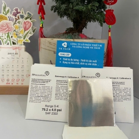 Standard aluminum film for burst meter