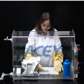 Lab Research Clear Acrylic Gas Operation Glove Box