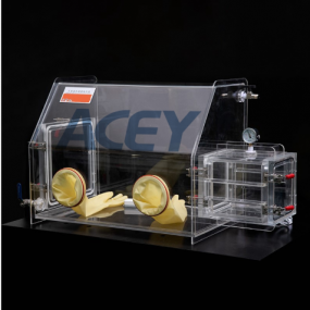 Laboratory Benchtop Transparent Acrylic Glove Box with optional box size ACEY-AGB-2B