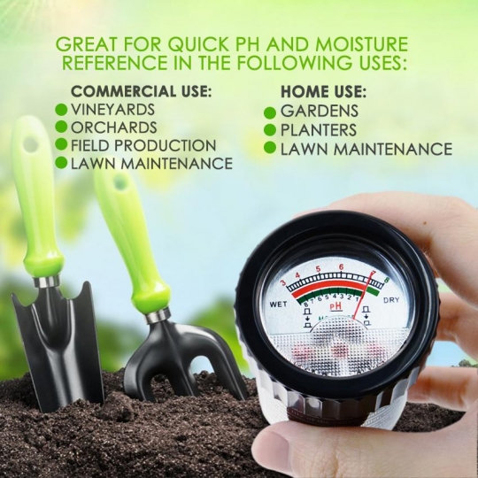 SOIL PH AND MOISTURE TESTER ZD-05