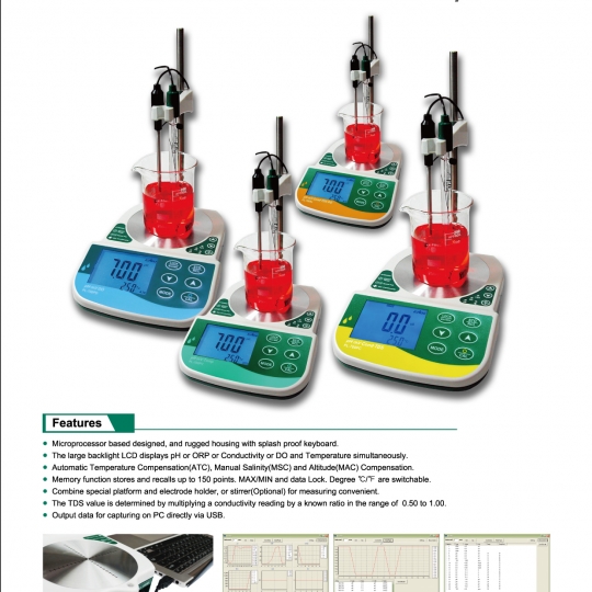 EZDO PL-700PD pH, ORP, TDS, salinity, temperature meter