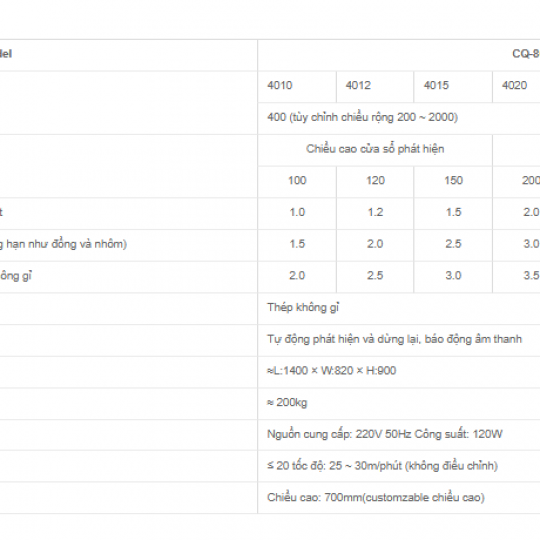 CQ-808 Food Metal detector